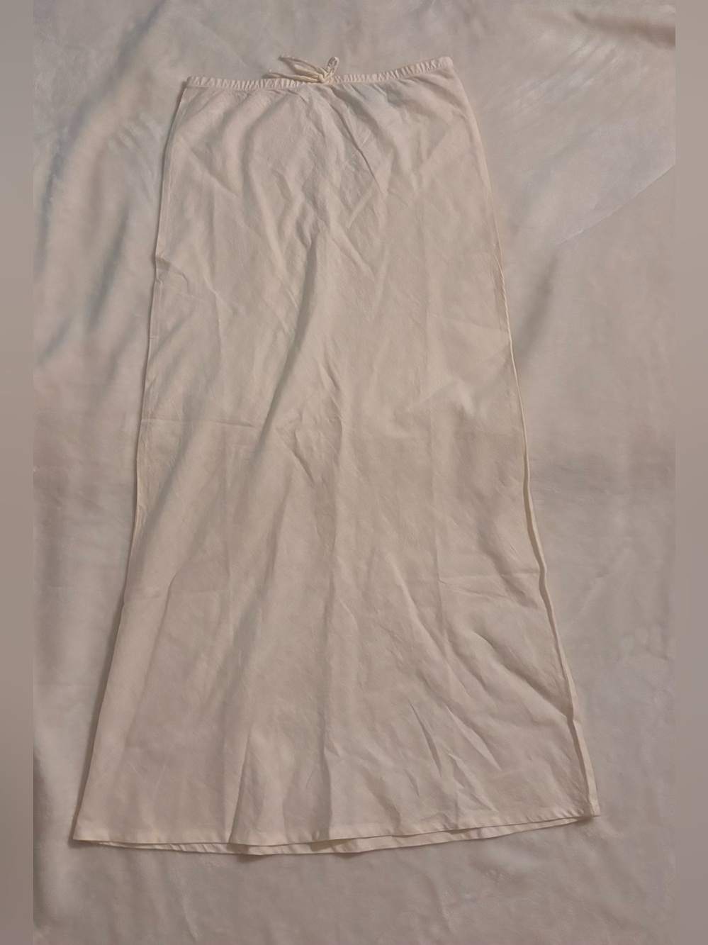 Girls Cream / white Maxi Skirt
